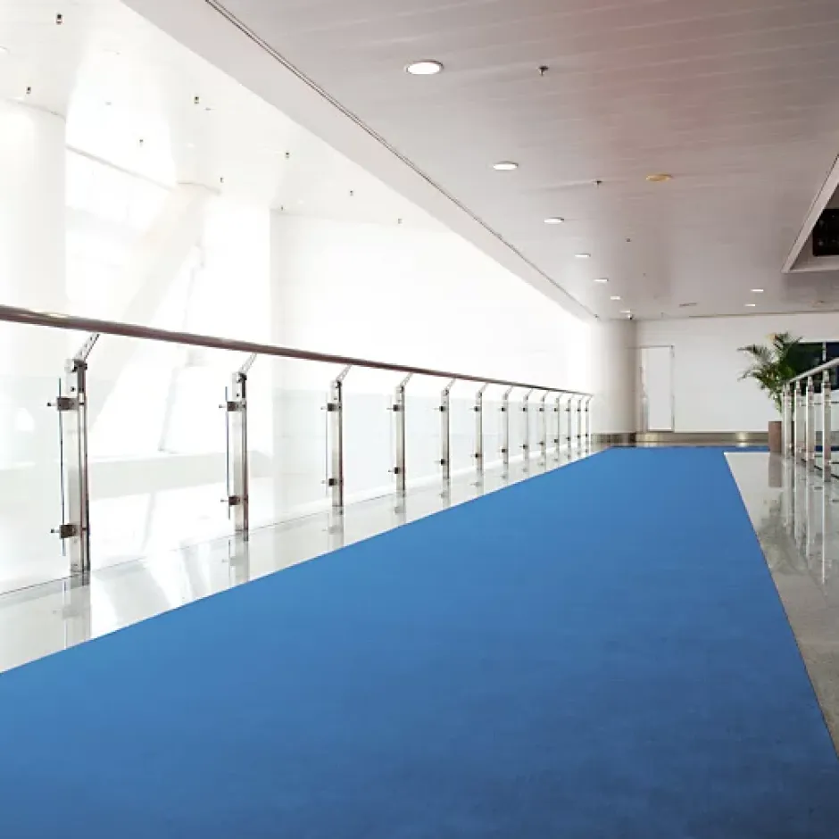 Moquette Stand Expo - Bleu Saphir - Rouleau de 2m x 19m-Décoweb Clearance