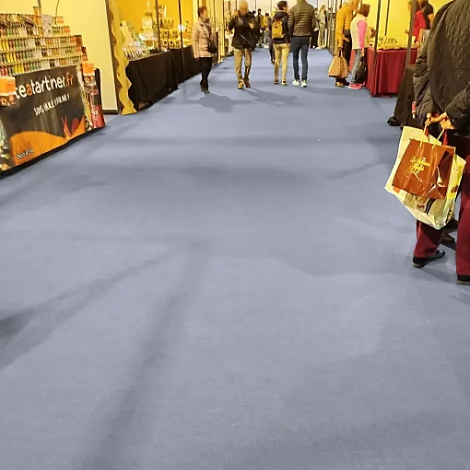 Moquette Stand Expo - Gris - Rouleau de 2m x 23m-Décoweb Sale