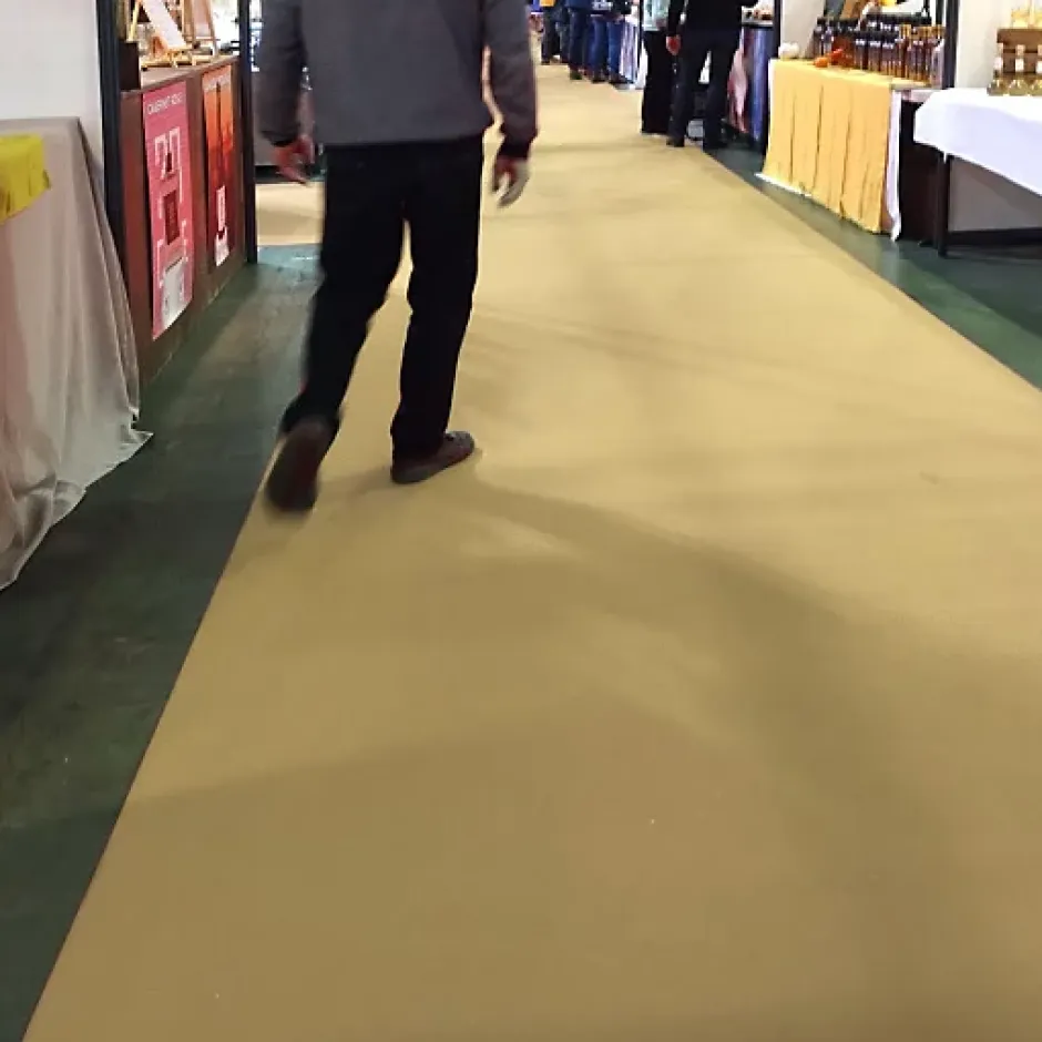 Moquette Stand Expo - Sable - Rouleau de 2m x 49m-Décoweb Discount