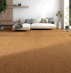 Moquette tissée à plat Sisal Abaca chaume 4m (vendue à la coupe)