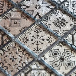 Casa Linéa MOSAIQUE ARABESQUE GRIS 1 PLAQUE 30,5 x 30,5 CM CASA LINEA