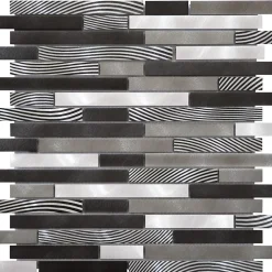 MOSAIQUE BARRETTE WILD 1 PLAQUE 30 x 30 CM CASA LINEA-Casa Linéa New