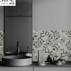 MOSAIQUE CIMENTO GREY 1 PLAQUE 30 X 30 CM CASA LINEA-Casa Linéa Outlet