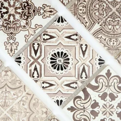 MOSAIQUE DECOR RENAISSANCE TRAVERTIN DECORE NATURAL 1 PLAQUE 10 x 30,5 CM CASA LINEA-Casa Linéa Best