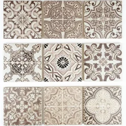 MOSAIQUE DECOR RENAISSANCE TRAVERTIN DECORE NATURAL 1 PLAQUE 10 x 30,5 CM CASA LINEA-Casa Linéa Best