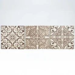 MOSAIQUE DECOR RENAISSANCE TRAVERTIN DECORE NATURAL 1 PLAQUE 10 x 30,5 CM CASA LINEA-Casa Linéa Best