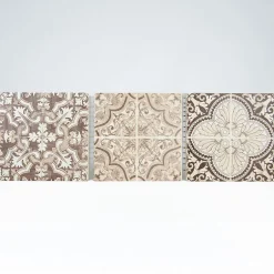 MOSAIQUE DECOR RENAISSANCE TRAVERTIN DECORE NATURAL 1 PLAQUE 10 x 30,5 CM CASA LINEA-Casa Linéa Best