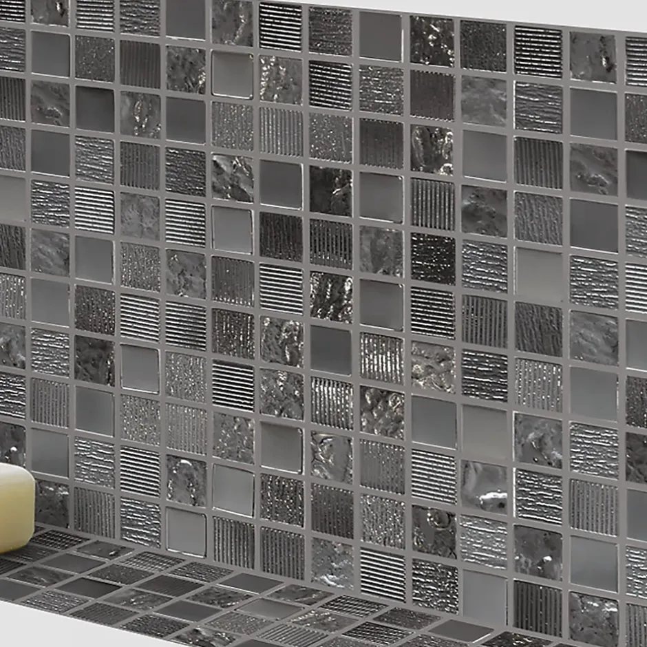 MOSAIQUE GLOSSY NOIR 1 PLAQUE 30,5 x 30,5 CM CASA LINEA-Casa Linéa New