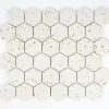 Casa Linéa MOSAIQUE HEXAGONE TERRAZZO IVOIRE 1 PLAQUE 30,5 x 30,5 CM CASA LINEA
