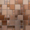 MOSAIQUE INOX MIX MARRON 1 PLAQUE 30,5 x 30,5 CM CASA LINEA-Casa Linéa