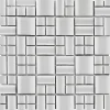 MOSAIQUE TENDANCES MIX CARRE CHROME 1 PLAQUE 30,5 x 30,5 CM CASA LINEA-Casa Linéa Clearance