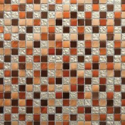 Casa Linéa MOSAIQUE VERRALU MARTELE MARRON 1 PLAQUE 30 x 30 CM CASA LINEA