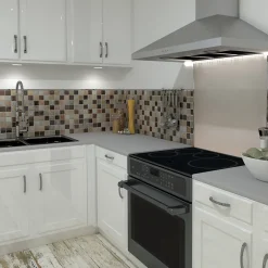 Mosaique verre Athenes marron L. 30 x l. 30 cm Mat Inter-MATinter Hot