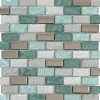 GoodHome Mosaïque 30 x 30 cm Glass vert