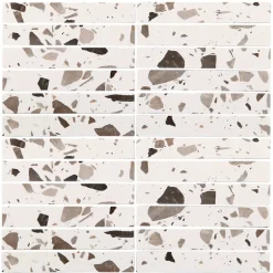 Mosaïque 30 x 30 cm Terrazzo moucheté Mat Inter