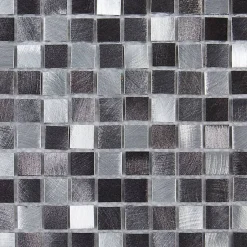 Mosaïque Alu - Gris - 1.5 x 1.5 cm-Decoon Sale