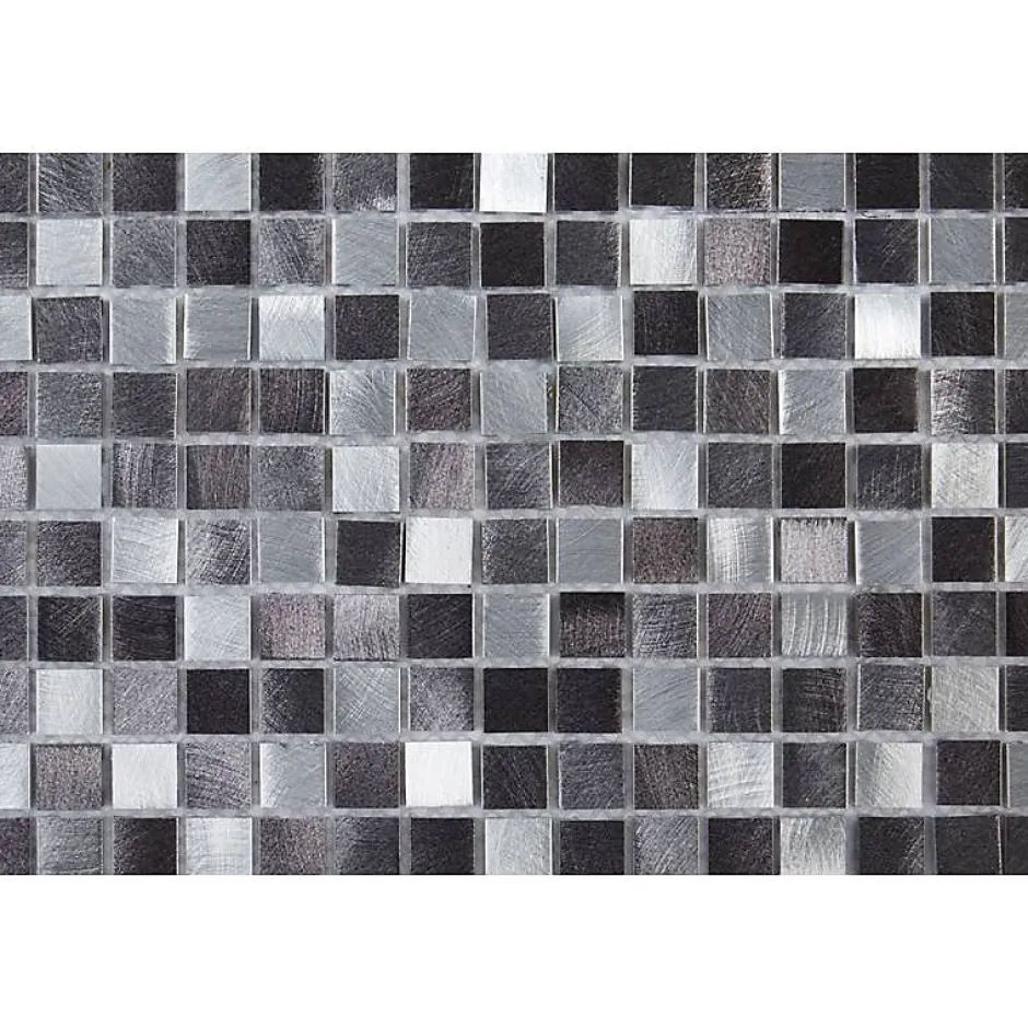Mosaïque Alu - Gris - 1.5 x 1.5 cm-Decoon Sale