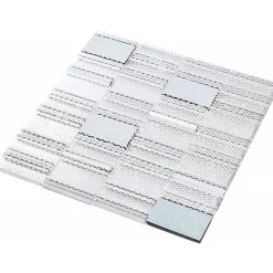 Decoon Mosaïque Alu / Verre - Gris -