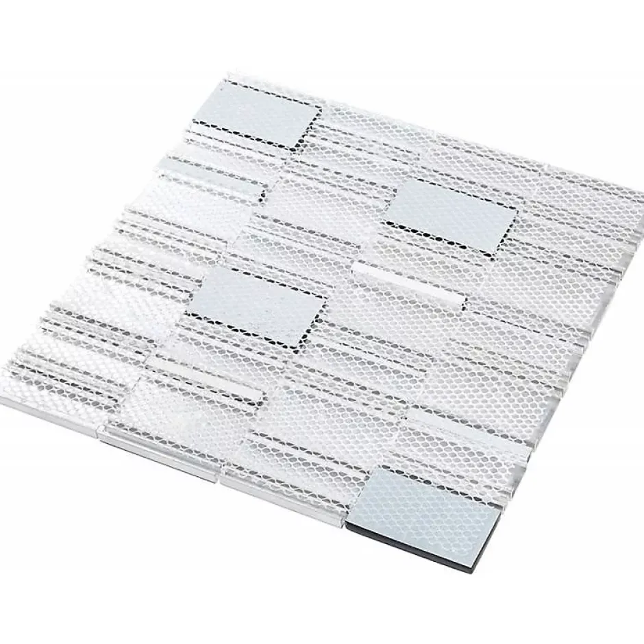 Decoon Mosaïque Alu / Verre - Gris -