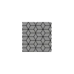 Mosaïque Art factory hexagone 2,6x2,2cm motif Sinfonia noir et blanc sur trame nylon 33,3x33,3cm Satiné boite de 1 m2-Gioia Materia Outlet