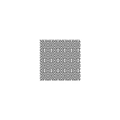 Mosaïque Art factory hexagone 2,6x2,2cm motif Piano noir et blanc sur trame nylon 33,3x33,3cm Satiné boite de 1 m2-Gioia Materia New