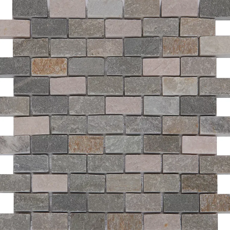 GoodHome Mosaïque beige 30x30cm Quartzite