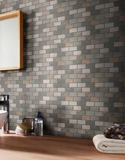 GoodHome Mosaïque beige 30x30cm Quartzite