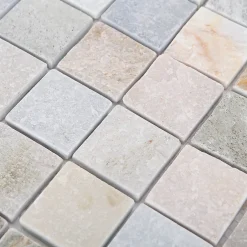 Mosaïque beige 30,3x30cm Quartzite-GoodHome Online