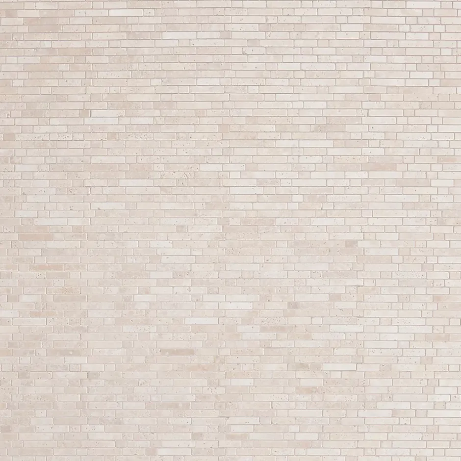 GoodHome Mosaïque beige 30,5x31cm Travertino pierre naturelle