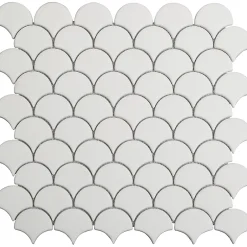 GoodHome Mosaïque blanc 28,5x30,5cm intérieur