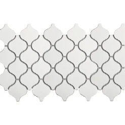 Mosaïque blanc 24,2x27,6cm intérieur-GoodHome Best