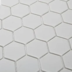 Mosaïque blanc 30x30cm Plain-GoodHome