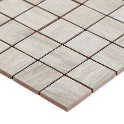 GoodHome Mosaïque blanc 30x30cm Wychwood