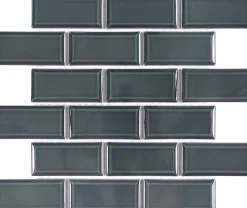 Mosaïque céramique bleu L. 29,3 x l. 28,8 cm-GoodHome Online