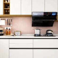 Mosaïque céramique Elko rose L. 30,3 x l. 30,3 cm-GoodHome