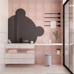 Mosaïque céramique Elko rose L. 30,3 x l. 30,3 cm-GoodHome