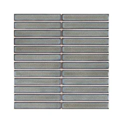 Mosaïque céramique gris L. 29,5 x l. 29,8 cm-GoodHome Hot