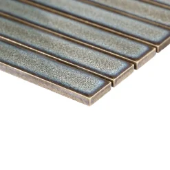 Mosaïque céramique gris L. 29,5 x l. 29,8 cm-GoodHome Hot