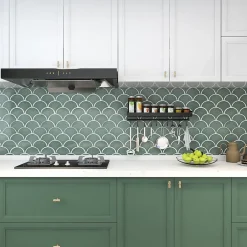 Mosaïque céramique gris L. 25,9 x l. 27,3 cm-GoodHome Online