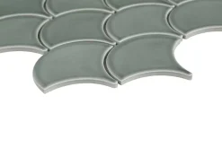 Mosaïque céramique gris L. 25,9 x l. 27,3 cm-GoodHome Online