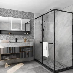 GoodHome Mosaïque Crillo gris 30 x 30 cm