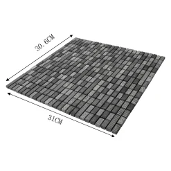 GoodHome Mosaïque Crillo gris 30 x 30 cm