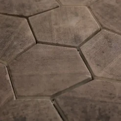 Mosaïque de verre pressé antidérapant R11 sur maille pour salle de bain ou cuisine 41 cm x 26 cm - Hexa dark mat (0,09m²)-Ilcom Hot