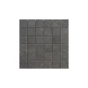 Ro'Ma Carrelage Mosaïque effet Béton Gris Anthracite 30x30x0,9 cm Sorelan - Sol et mur intérieur (vendu par carton de 0,72 m²) -