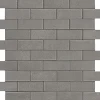 Mosaïque effet Béton Gris Ombre 7,5x2,9 cm Brick 30,5x30,5x0,85 cm Mat Gravino - Mur intérieur (vendu par carton de 0,558 m²) - RO-Ro'Ma Carrelage Sale