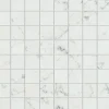 Ro'Ma Carrelage Mosaïque effet Marbre Blanc Carrare 3,5x3,5 cm Quadra 30x30x0,95 cm Mat Marvillo - Sol et mur intérieur (vendu par carton de 0,9 m