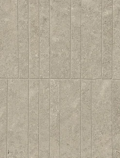 Mosaïque effet Pierre Calcaire Gris Ombre Stick 30x19,5x0,9 cm Mat Rocalta - Sol et mur intérieur (vendu par carton de 0,351 m²) --Ro'Ma Carrelage Hot