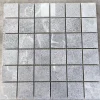 Mosaïque effet pierre OLYMPIA GRIS 5x5 - plaque de 30x30 cm - 1cm épaisseur-Prissmacer Best