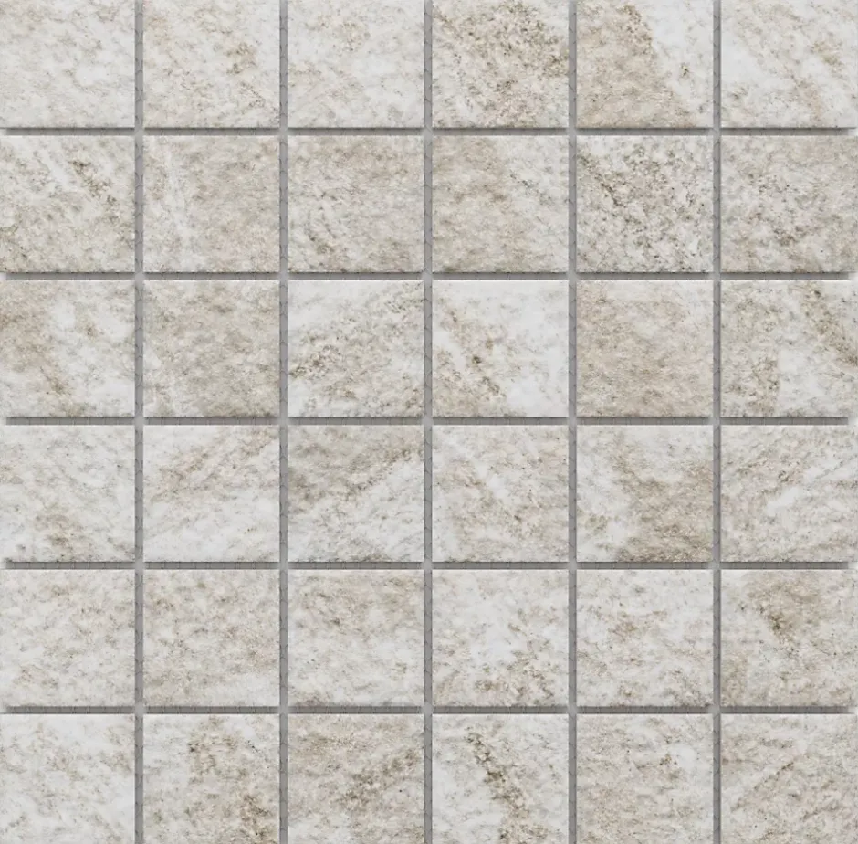 Ilcom Mosaïque en céramique sur filet pour salle de bain ou cuisine 30cm x 30 cm - Trentino