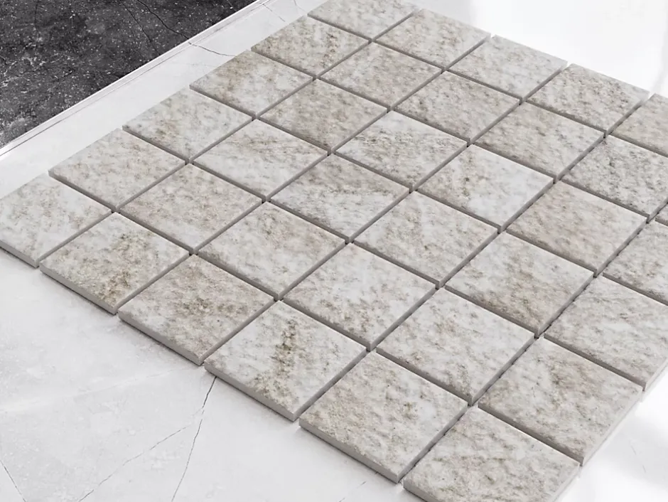 Ilcom Mosaïque en céramique sur filet pour salle de bain ou cuisine 30cm x 30 cm - Trentino